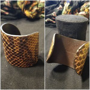 Michael Kors Snakeskin Cuff